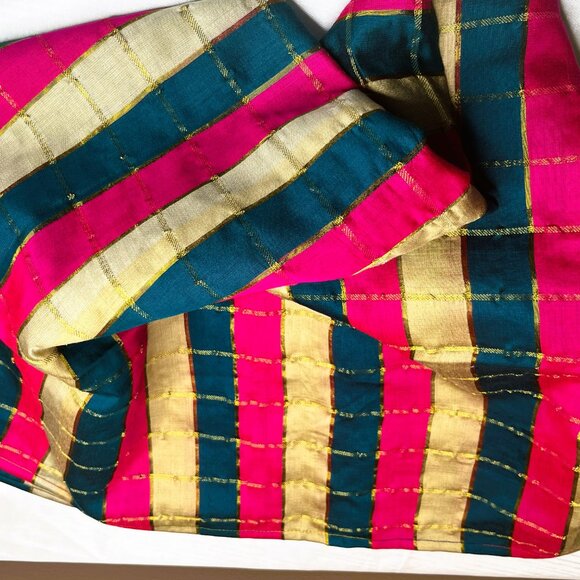 NWT Striped Handcrafted Scarf by Sana – 91x186 cm - Picture 5 of 14